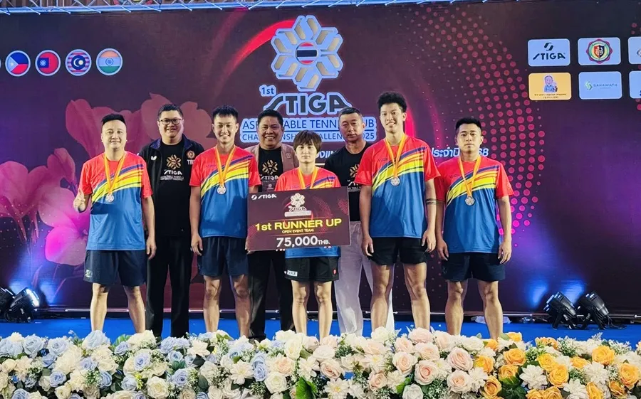 Nguyễn Khoa Diệu Khánh và đồng đội có kết quả á quân tại giải đấu. Ảnh: TABLE TENNIS REVIEW