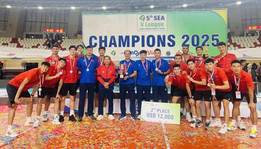 Đội tuyển bóng chuyền nam Việt Nam dự kiến có chương trình tập huấn nước ngoài ở giai đoạn thứ 2 đợt tập trung. Ảnh: HOÀNG PHƯƠNG