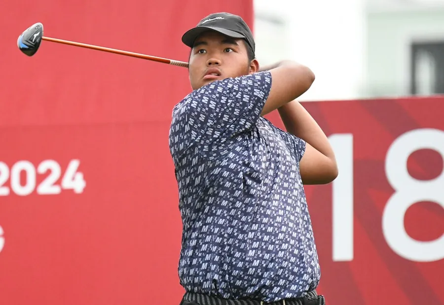 Golfer Nguyễn Đức Sơn sẽ tham dự giải vô địch quốc gia năm nay để tìm cơ hội bảo vệ vị trí số 1. Ảnh: NHƯ Ý