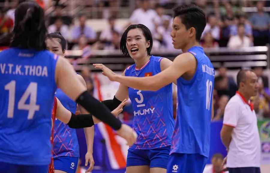 Đội tuyển bóng chuyền nữ Việt Nam sẽ tới Đông Anh (Hà Nội) tập luyện sau SEA V.League 2025. Ảnh: SEAVLEAGUE