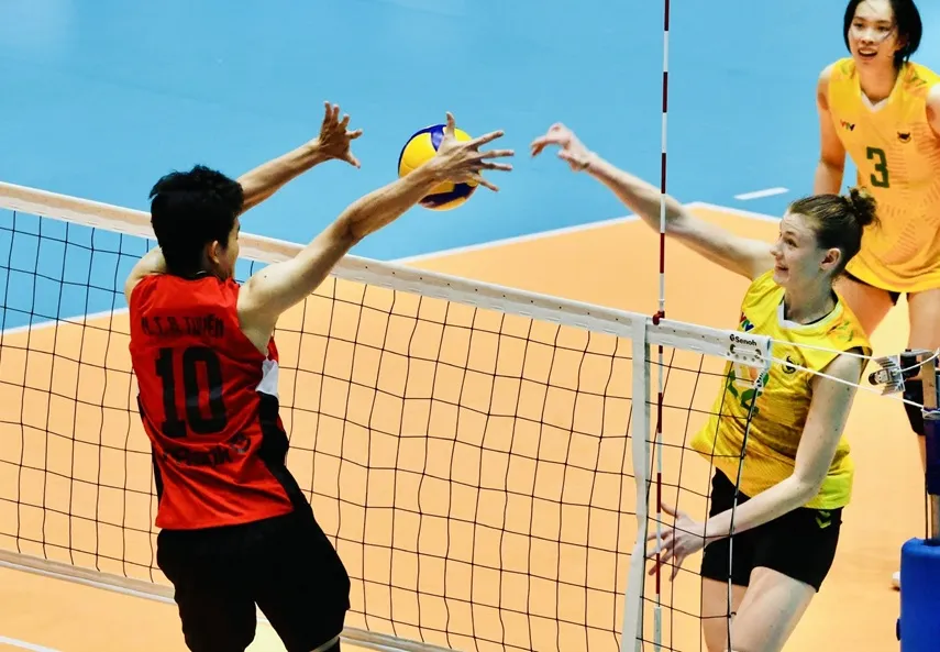 Ngoại binh người Ba Lan của VTV Bình Điền Long An đã thi đấu tốt tại giai đoạn thứ nhất giải đấu. Ảnh: DŨNG PHƯƠNG