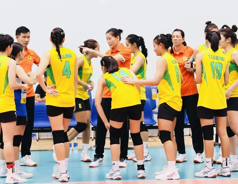 Đội VTV Bình Điền Long An không có được chiến thắng tại bán kết. Ảnh: VTVBĐLA