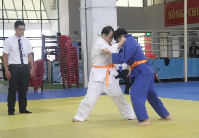 Môn judo khiếm thị được sự quan tâm của nhiều VĐV thể thao người khuyết tật. Ảnh: VH-TTTPHCM