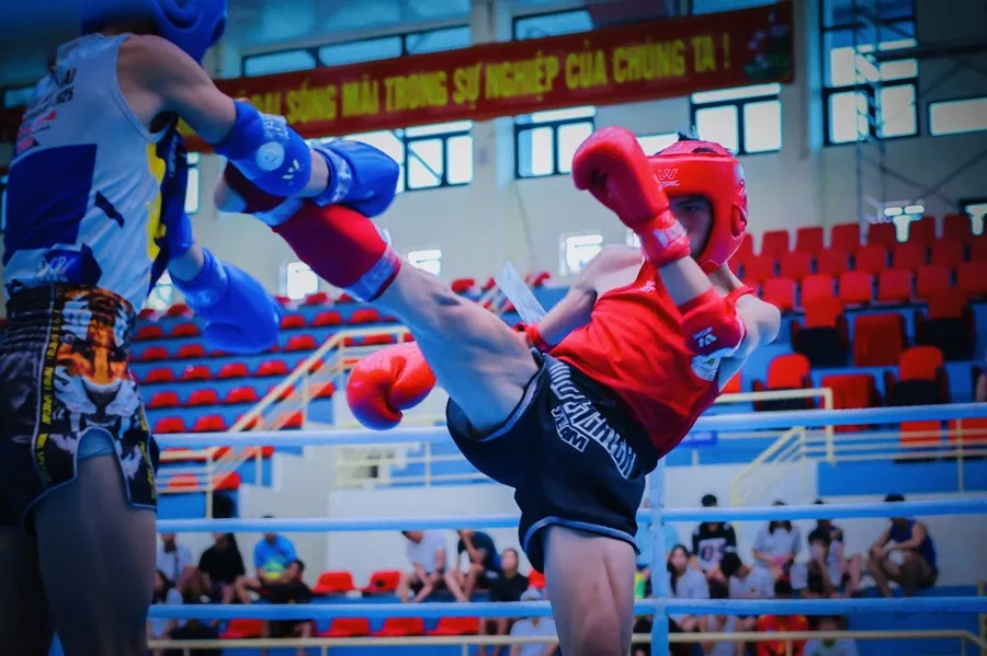 Võ sĩ muay đã thi đấu giải vô địch quốc gia 2025 để nhà quản lý tuyển chọn những người có thành tích tốt nhất. Ảnh: MUAYVN