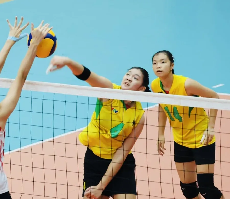 Cầu thủ VTV Bình Điền Long An giành vị trí thứ 3 tại giải. Ảnh: VTVBDLA