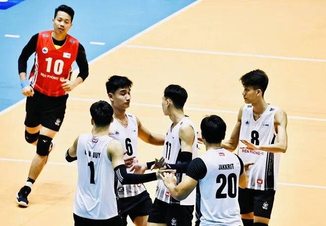 Đội Biên Phòng MB chưa thua trận nào tại vòng bảng của giải vô địch quốc gia 2025. Ảnh: DŨNG PHƯƠNG