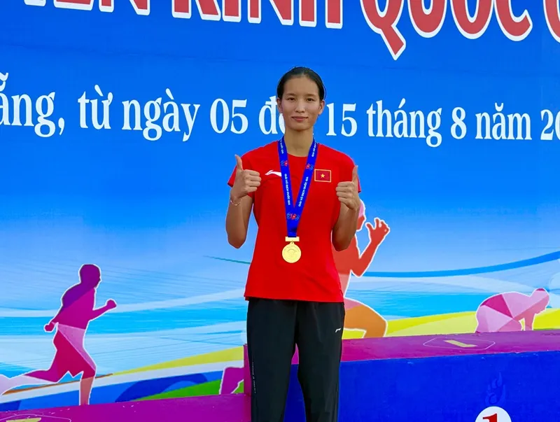 Tuyển thủ Dương Thị Thảo sẽ tập huấn Trung Quốc để chuẩn bị cho SEA Games 33-2025. Ảnh: MINH CHIẾN