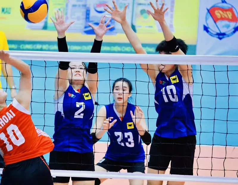 Đội nữ trẻ VTV Bình Điền Long An sẽ thi đấu trận tứ kết tại giải năm nay ở Hà Tĩnh. Ảnh: DŨNG PHƯƠNG