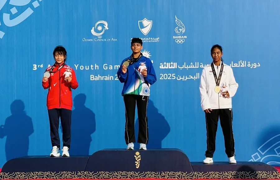 Đoàn thể thao Việt Nam có thêm tấm HCB của VĐV Thảo Thơm. Ảnh: TRUNG THÀNH