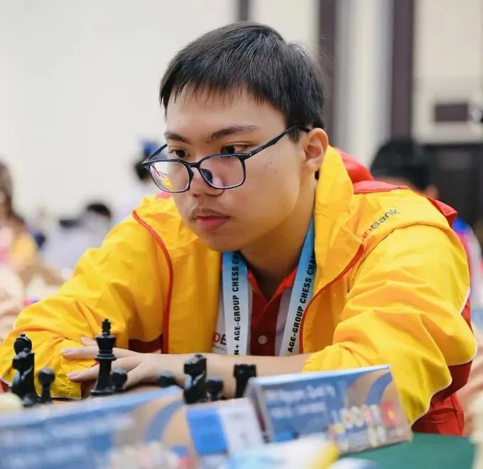 Nguyễn Quốc Hy giành được HCB tại giải vô địch Đông Nam Á 2025. Ảnh: NGUYỄN MINH