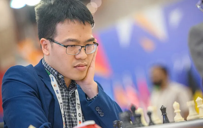 Lê Quang Liêm đã thi đấu trận đầu cờ tiêu chuẩn tại vòng 5 của World Cup 2025. Ảnh: FIDE