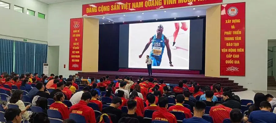 HLV, VĐV chuẩn bị cho SEA Games 33-2025 đã được phổ cập các kiến thức về phòng, chống doping. Ảnh: TRỌNG HẢI