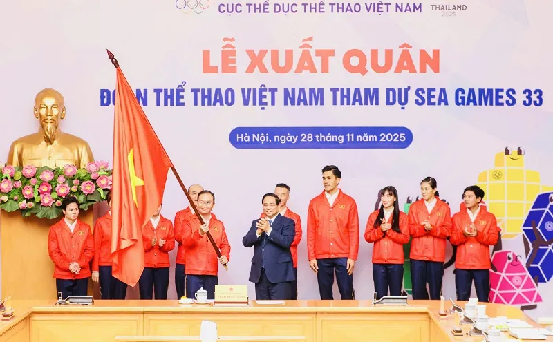 Đoàn thể thao Việt Nam sẽ được tổ chức thượng cờ tại Thái Lan vào ngày 8-12. Ảnh: ĐOÀN TTVN