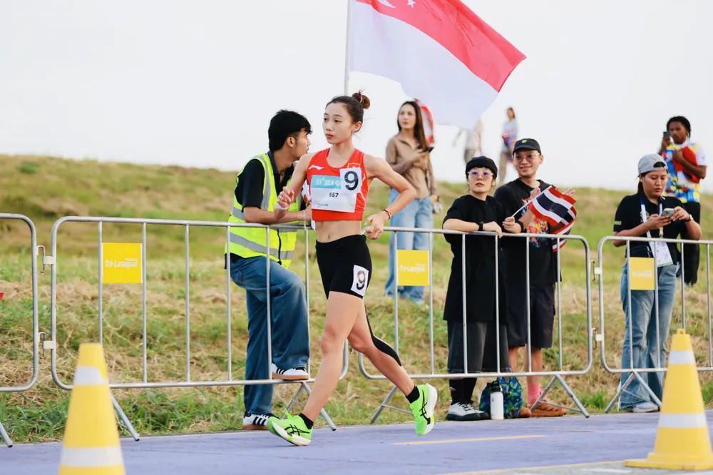 Bùi Thị Thu Hà đã có HCĐ tại SEA Games 33-2025. Ảnh: DŨNG PHƯƠNG