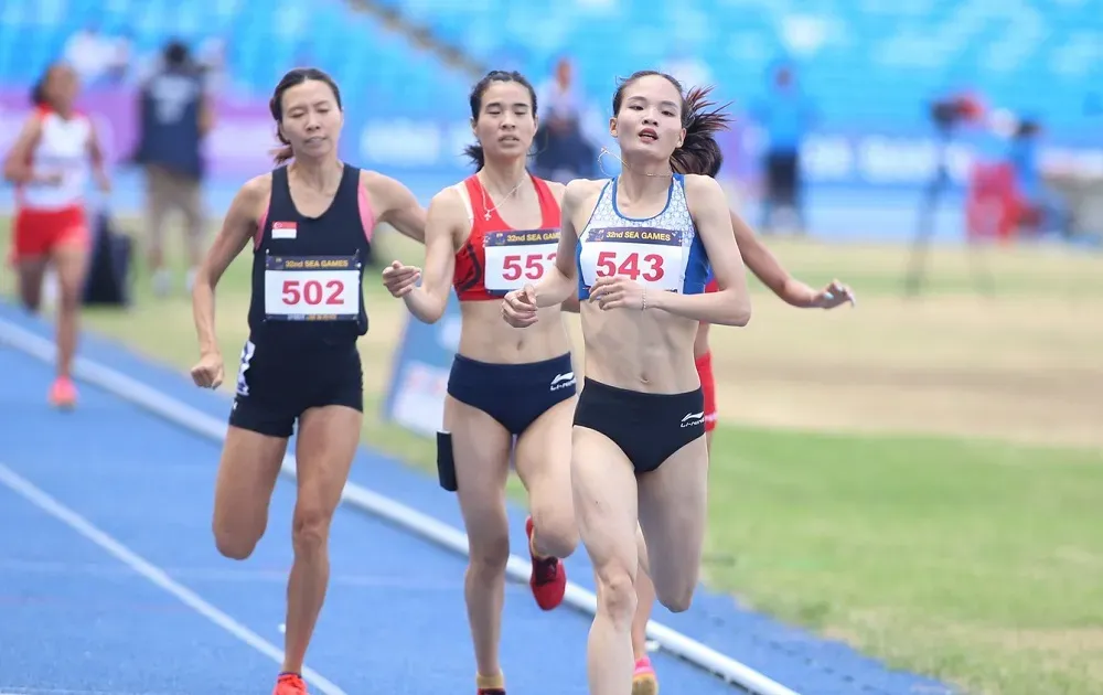 Nguyễn Thị Thu Hà không thể giành HCV như từng có ngôi vô địch tại SEA Games 32-2023. Ảnh: DŨNG PHƯƠNG