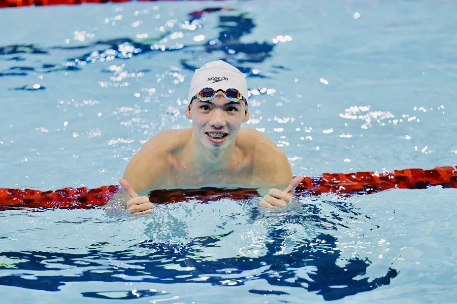 Kình ngư Nguyễn Huy Hoàng tiếp tục tham dự các nội dung bơi mặt nước mở tại SEA Games 33-2025. Ảnh: DŨNG PHƯƠNG