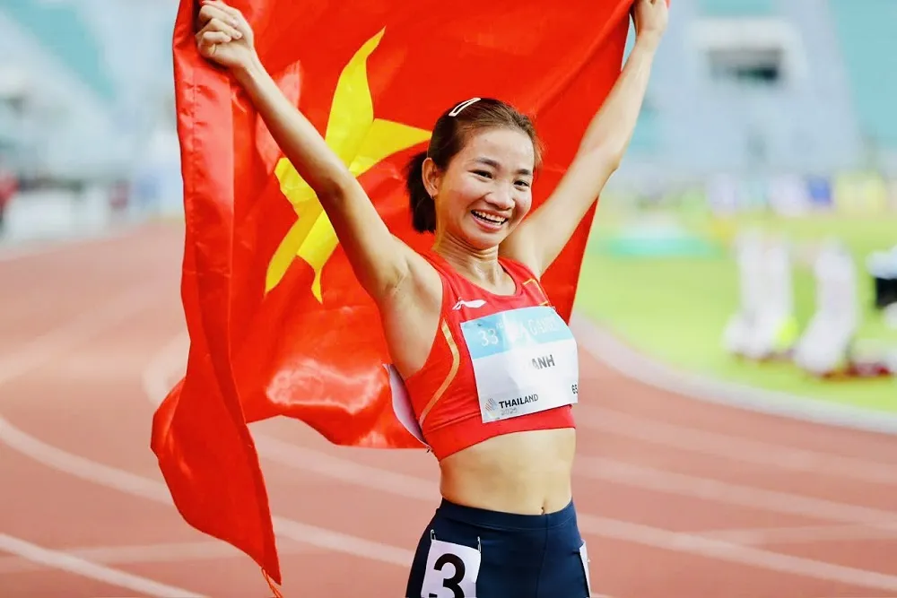 Nguyễn Thị Oanh tiếp tục thi đấu xuất sắc tại SEA Games 33-2025. Ảnh: DŨNG PHƯƠNG