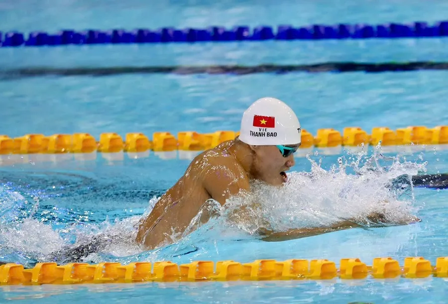 Các tuyển thủ hàng đầu của bơi Việt Nam sẽ tiếp tục thi đấu giải VĐV xuất sắc quốc gia 2025 tại TPHCM. Ảnh: DŨNG PHƯƠNG