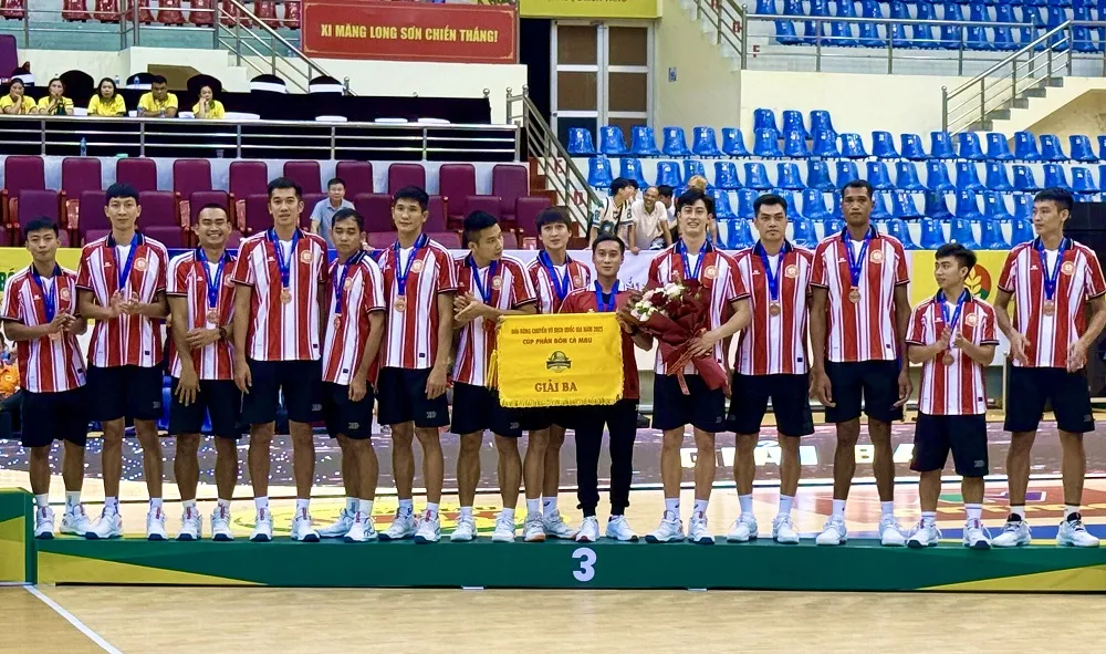 Đội bóng chuyền nam Công an TPHCM sẽ tìm HLV trưởng mới trong năm 2026. Ảnh: MINH CHIẾN