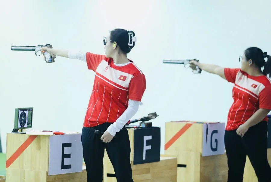 Trịnh Thu Vinh đang là xạ thủ tốt nhất của súng ngắn Việt Nam vào thời điểm hiện tại. Ảnh: DŨNG PHƯƠNG