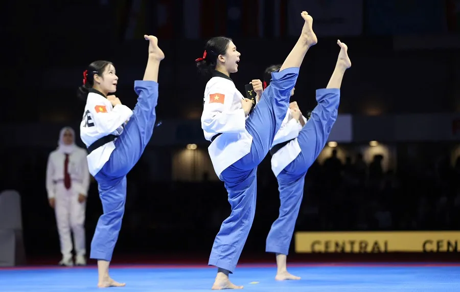 Taekwondo là môn từng mang về tấm huy chương Olympic đầu tiên cho thể thao Việt Nam vào năm 2000. Ảnh: DŨNG PHƯƠNG