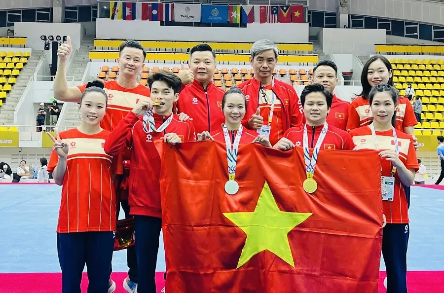 Đội tuyển TDDC Việt Nam đã thi đấu đạt các tấm huy chương quan trọng tại SEA Games 33-2025. Ảnh: MINH SANG