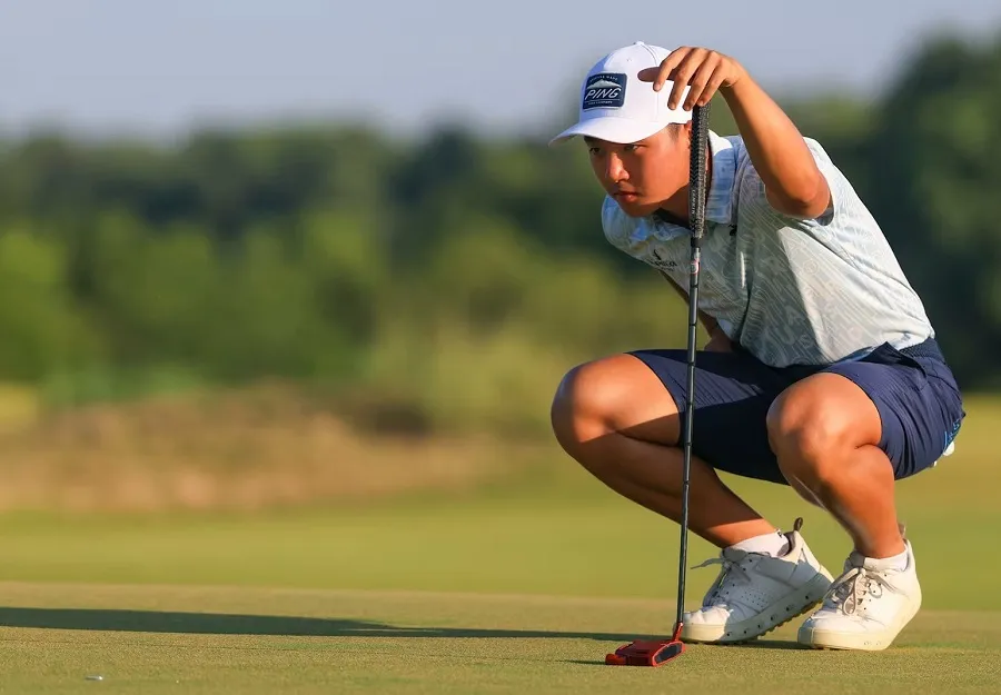 Nguyễn Anh Minh vẫn đang là golf thủ Việt Nam có thứ hạng tốt nhất trên bảng xếp hạng nghiệp dư nam thế giới. Ảnh: USGOLF