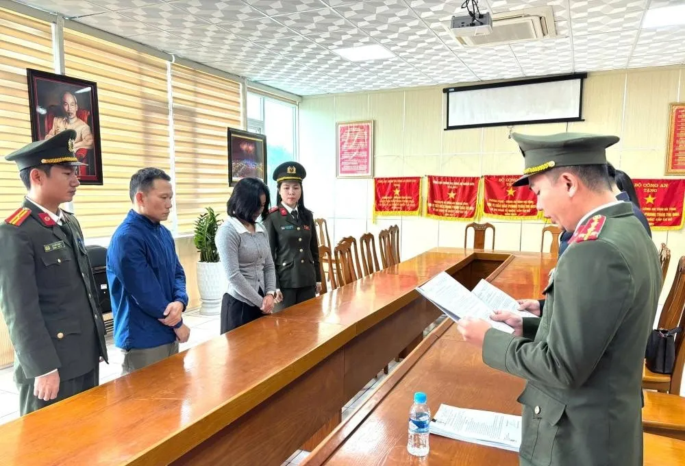 Giám đốc Trung tâm Huấn luyện và thi đấu TDTT tỉnh Hà Tĩnh đã bị khởi tố, bắt tạm giam. Ảnh: Công an Hà Tĩnh