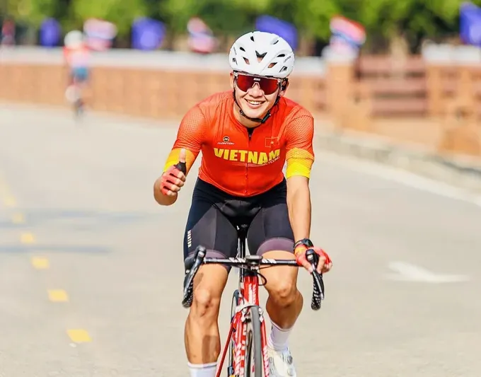 Phạm Lê Xuân Lộc không thi đấu tại giải Grand Tour ở Ấn Độ sắp tới. Ảnh: THAILANDCYCLING