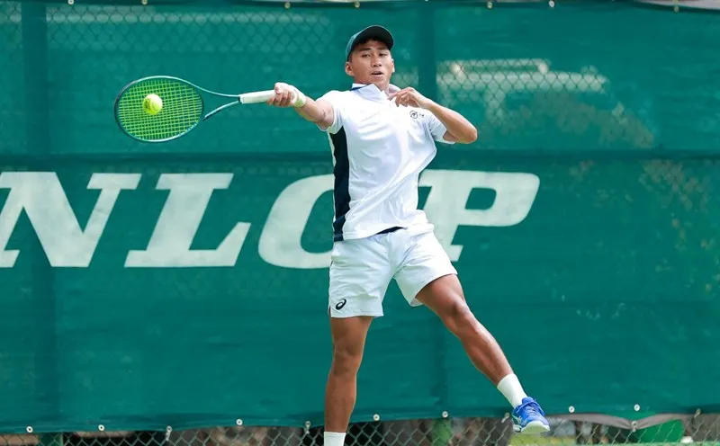 Tay vợt Vũ Hà Minh Đức sẽ thi đấu giải ATP Challenger 50 ở Phan Thiết (Lâm Đồng). Ảnh: VTF