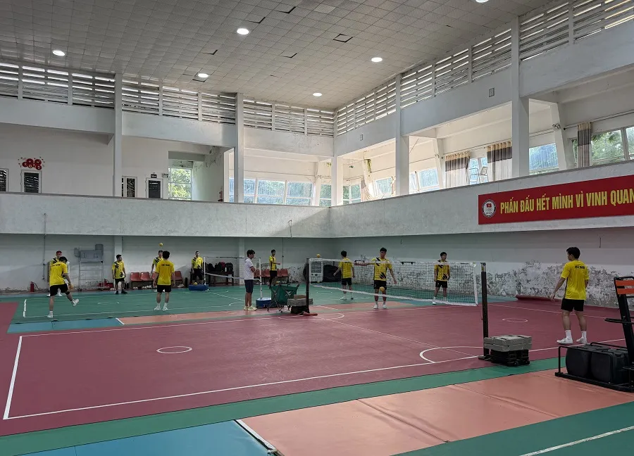 VĐV tập luyện tại Trung tâm đào tạo vận động viên cấp cao Quốc gia. Ảnh: MINH MINH