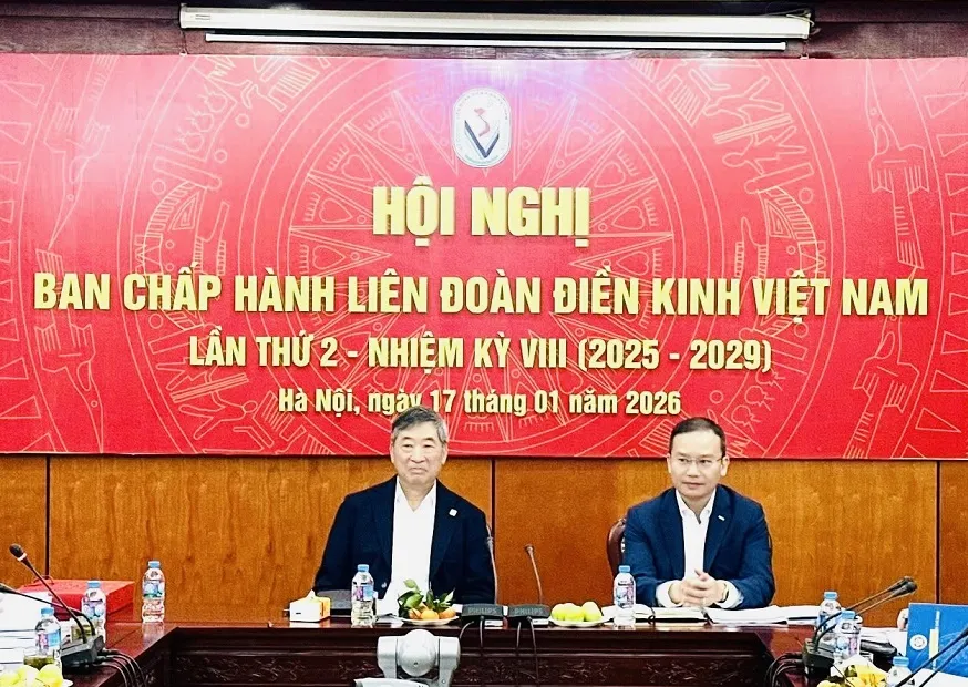 Liên đoàn điền kinh Việt Nam là hội viên Ủy ban Olympic Việt Nam. Ảnh: MINH MINH