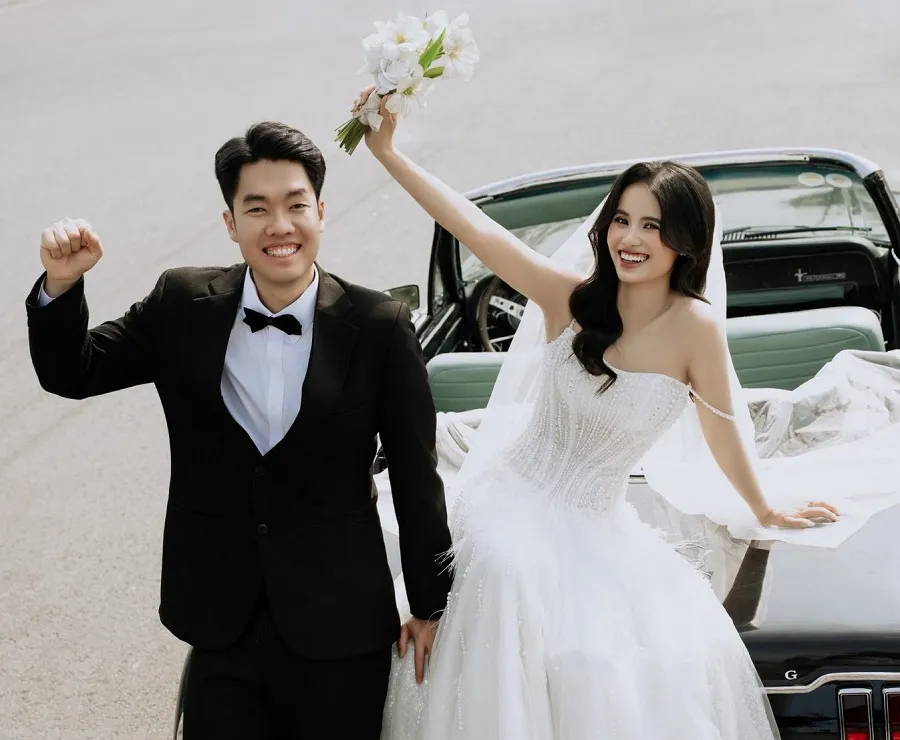 Lê Đức Phát và Đỗ Thị Ánh Nguyệt sẽ tổ chức hôn lễ vào ngày 24-1. Ảnh: ÁNH NGUYỆT