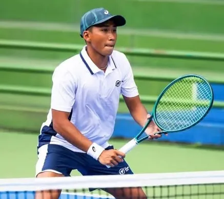Tay vợt Vũ Hà Minh Đức tiếp tục tham dự giải đấu ATP Challenger 50. Ảnh: VTF