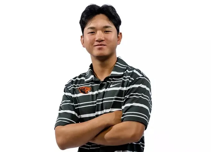 Anh Minh sẽ thi đấu trong đội hình tuyển golf Đại học Oregon. Ảnh: OREGON STATE U