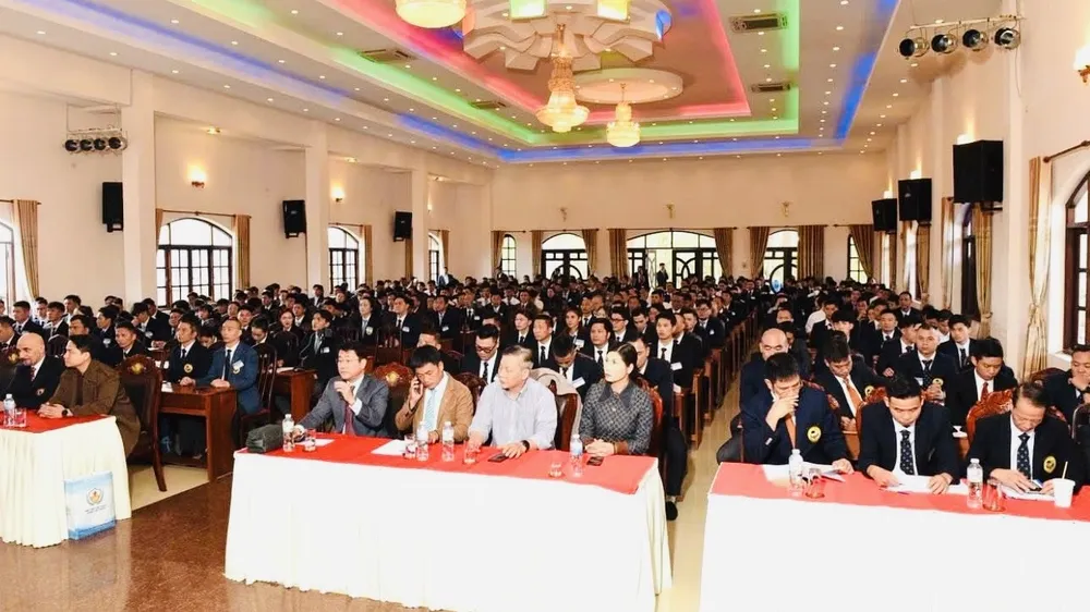 HLV, VĐV, trọng tài karate Việt Nam tập huấn chương trình luật của karate thế giới năm 2026. Ảnh: VŨ SƠN