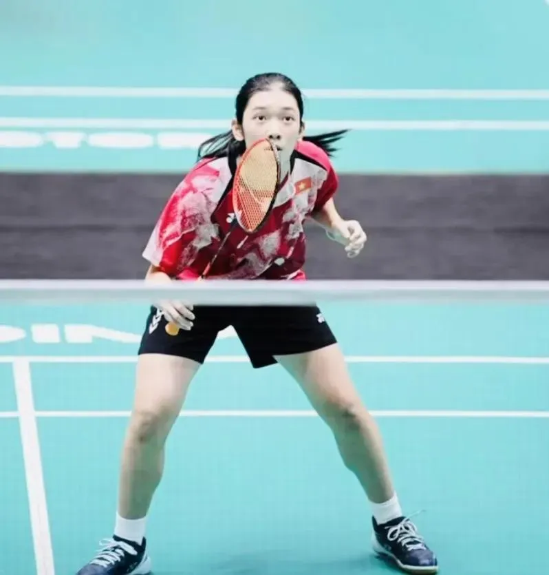 Nguyễn Thị Thu Huyền đang là VĐV cầu lông trẻ triển vọng nhất của Việt Nam. Ảnh: VBF