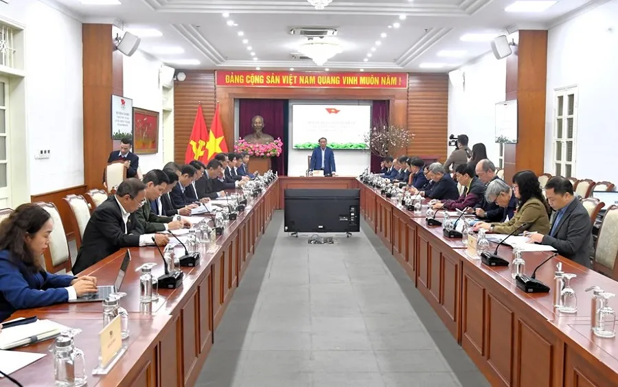 Ủy ban Olympic Việt Nam đã làm việc và đề ra những công tác nhiệm vụ cho năm 2026. Ảnh: T.DƯƠNG