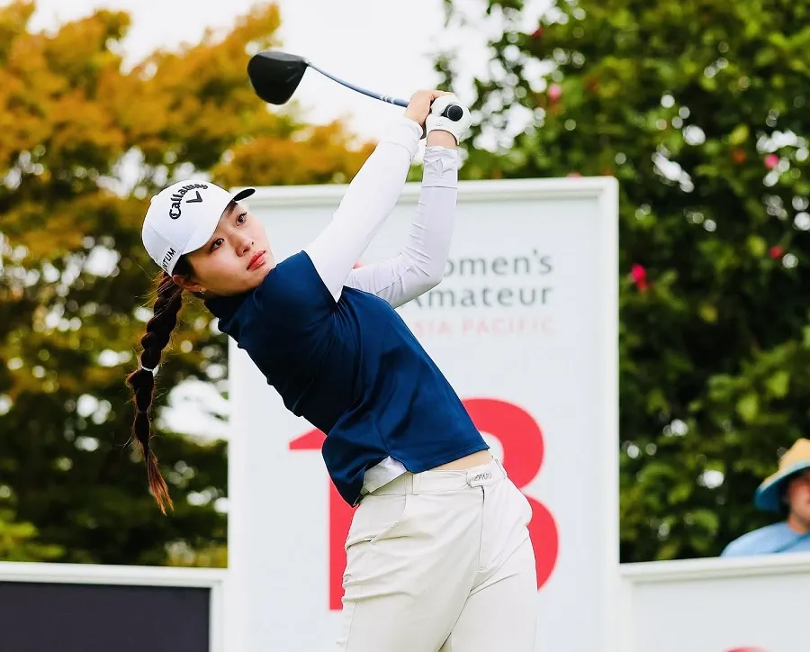 Lê Chúc An đã hoàn thành thi đấu giải vô địch nghiệp dư nữ châu Á - Thái Bình Dương 2026. Ảnh: VGA