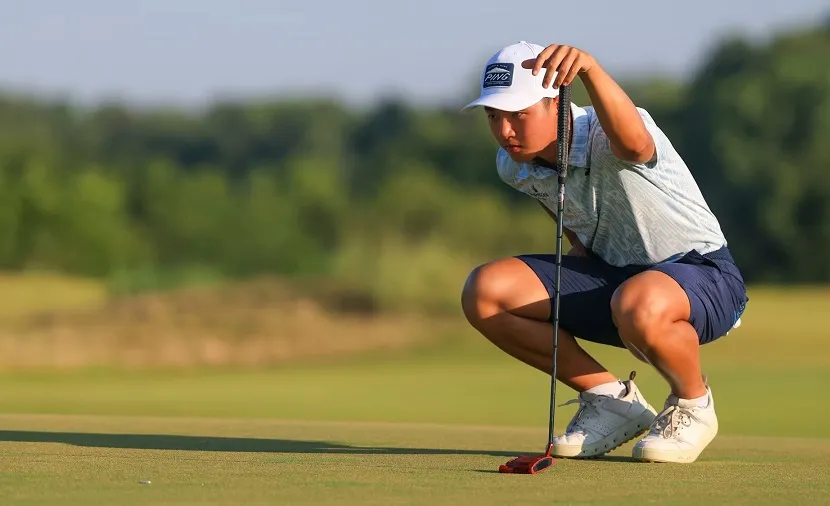 Nguyễn Anh Minh đang thi đấu tự tin ở Mỹ thời điểm này. Ảnh: USGA