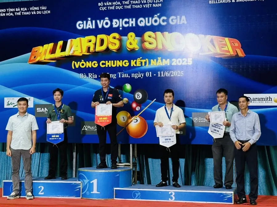 Giải vô địch billiards & snooker quốc gia năm 2026 sẽ được đổi tên gọi mới. Ảnh: TUẤN ANH