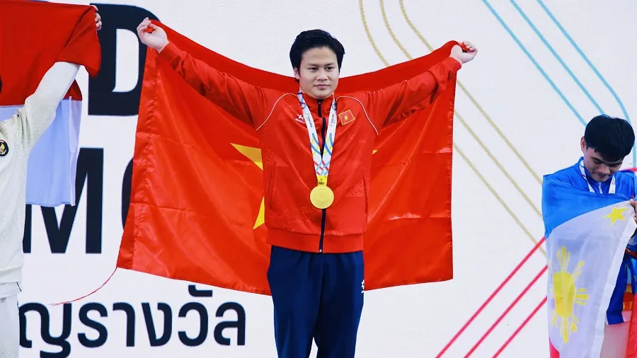 Nguyễn Văn Khánh Phong từng có kết quả HCB tại ASIAD 19 tổ chức năm 2023 ở Trung Quốc. Ảnh: DŨNG PHƯƠNG