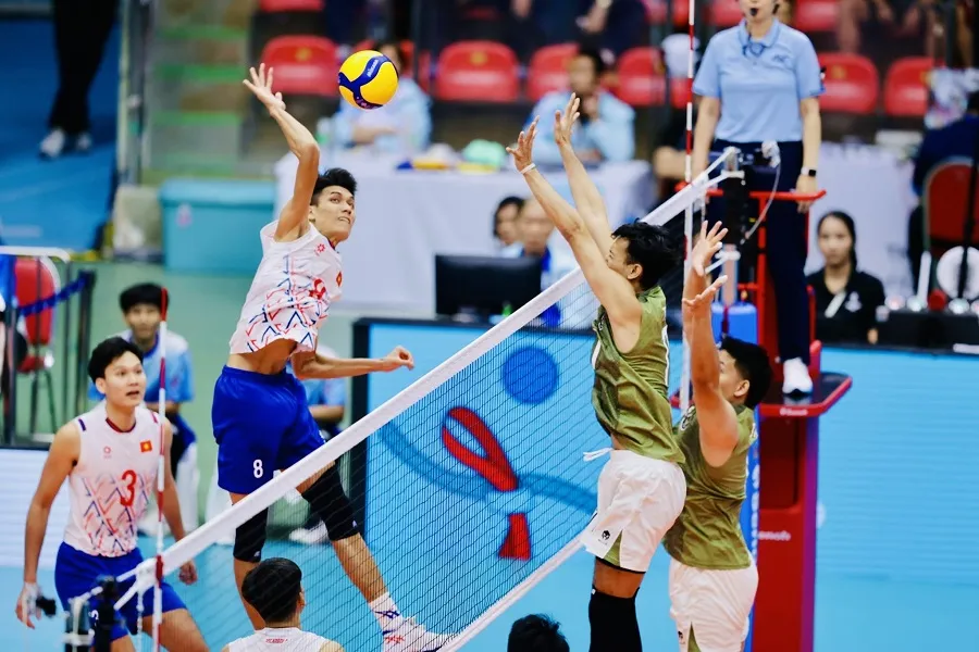 Đội tuyển bóng chuyền nam Việt Nam vẫn tập trung trong năm 2026 để thực hiện nhiệm vụ SEA V.League 2026 và ASIAD 20. Ảnh: DŨNG PHƯƠNG