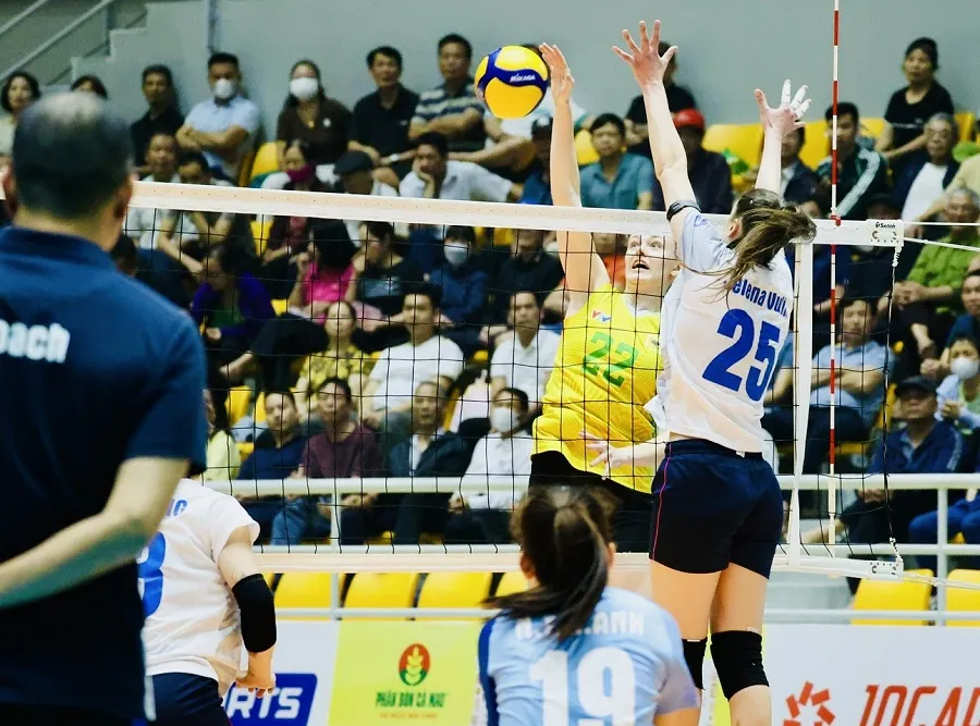 Cầu thủ ngoại binh là một trong những nhân tố giúp giải bóng chuyền quốc gia ở Việt Nam được chú ý hơn. Ảnh: DŨNG PHƯƠNG