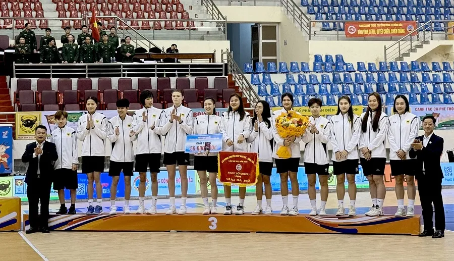 Đội VTV Bình Điền Long An đặt mục tiêu giành kết quả tốt nhất tại Cúp Hoa Lư-Bình Điền 2026. Ảnh: MINH CHIẾN