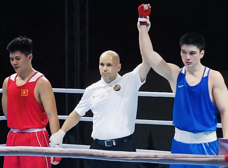VĐV Việt Nam không lọt được vào trận đấu cuối cùng trong hạng cân của mình. Ảnh: WORLDBOXING