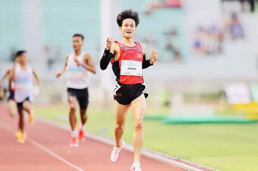 Tuyển thủ Nguyễn Trung Cường sẽ thi đấu cho đơn vị Quân đội từ năm 2026. Ảnh: DŨNG PHƯƠNG