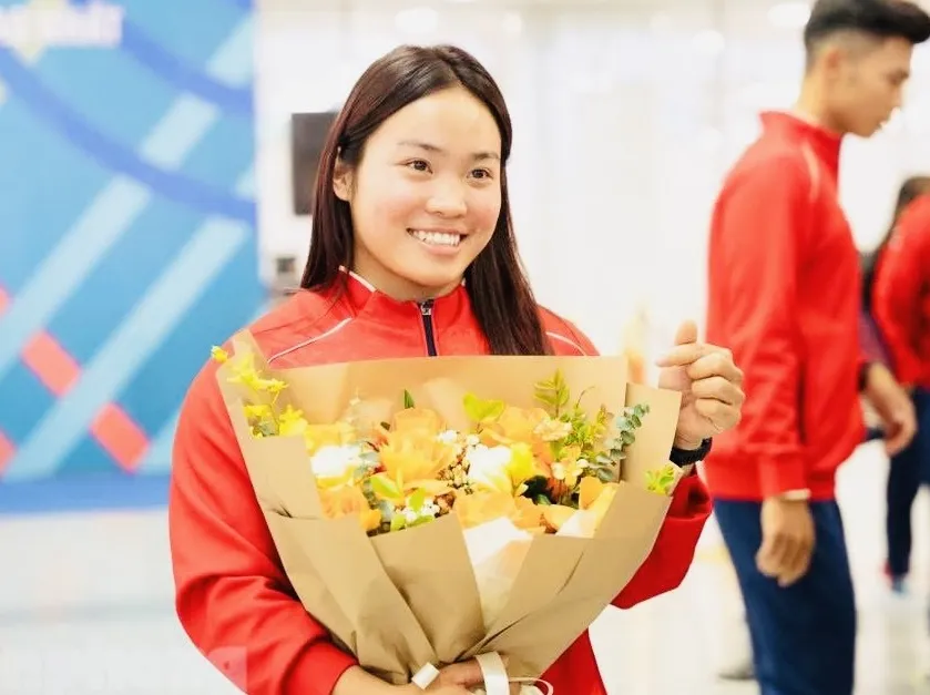 Nguyễn Thị Hương đang có mặt tranh tài tại Đà Nẵng. Ảnh: VCRSF