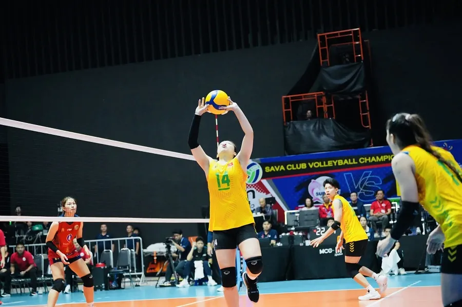 Đội VTV Bình Điền Long An không tham dự giải AVC Champions League 2026. Ảnh: SAVA