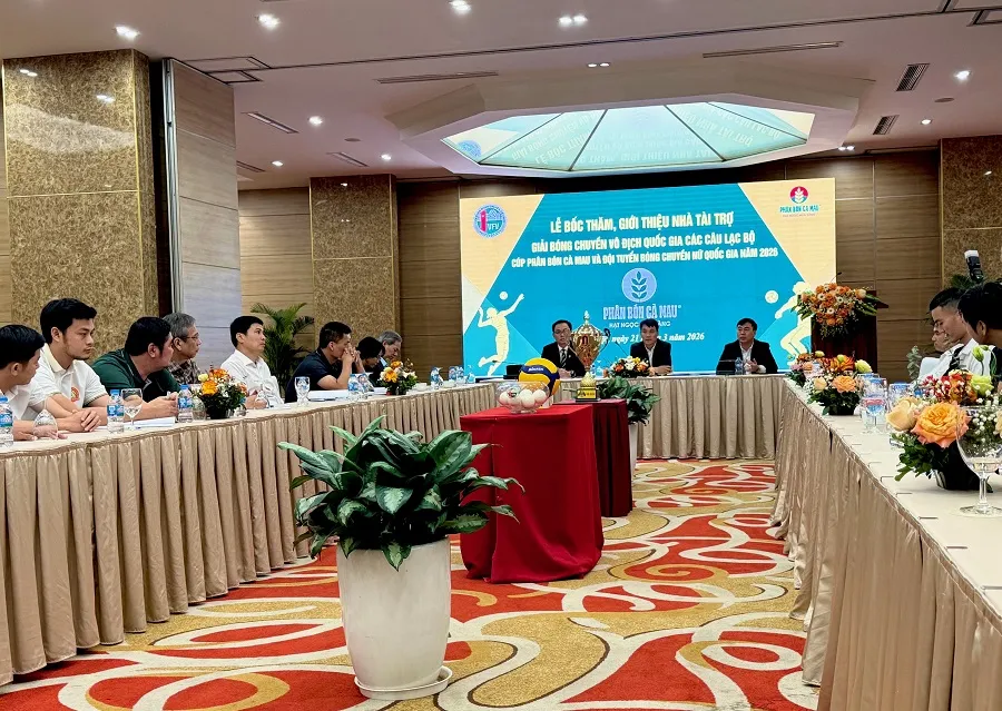 Giải bóng chuyền vô địch quốc gia các câu lạc bộ 2026 đã công bố thông tin chuyên môn. Ảnh: MINH CHIẾN